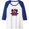 image:imageTrolls World Tour  Troll Or Treat Raglan Baseball TeeRoyal BlueWhite
