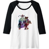 image:imageTrolls World Tour  Trolls World Tour  Troll Or Treat Raglan Baseball TeeBlackWhite