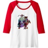 image:imageTrolls World Tour  Trolls World Tour  Troll Or Treat Raglan Baseball TeeRedWhite
