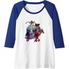 image:imageTrolls World Tour  Trolls World Tour  Troll Or Treat Raglan Baseball TeeRoyal BlueWhite