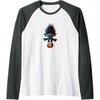 image:imageTrolls World Tour  Branch and Pumpkin Raglan Baseball TeeDark Heather GreyWhite