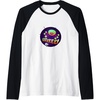 image:imageTrolls World Tour  EEEEE Raglan Baseball TeeBlackWhite