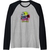 image:imageTrolls World Tour  Happy Trolloween Raglan Baseball TeeBlackAthletic Heather