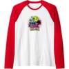 image:imageTrolls World Tour  Happy Trolloween Raglan Baseball TeeRedWhite