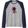 image:imageTrolls World Tour  Poppy amp Pumpkin Raglan Baseball TeeNavy BlueAthletic Heather