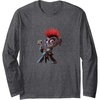 image:imageTrolls World Tour  Queen Barb Long Sleeve TShirtDark Heather Grey