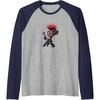 image:imageTrolls World Tour  Queen Barb Raglan Baseball TeeNavy BlueAthletic Heather