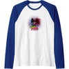 image:imageTrolls World Tour  Scary Pair Raglan Baseball TeeRoyal BlueWhite