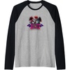 image:imageTrolls World Tour  Troll Or Treat Raglan Baseball TeeBlackAthletic Heather