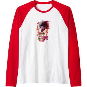 image:imageTrolls World Tour  Rock ZomBAE Raglan Baseball TeeRedWhite