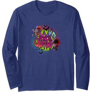 image:imageTrolls World Tour  RockO Queens Long Sleeve TShirtNavy Blue
