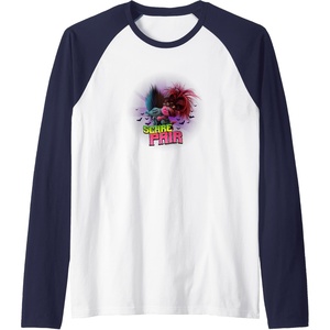 image:imageTrolls World Tour  Scary Pair Raglan Baseball TeeNavy BlueWhite