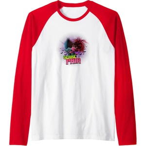 image:imageTrolls World Tour  Scary Pair Raglan Baseball TeeRedWhite