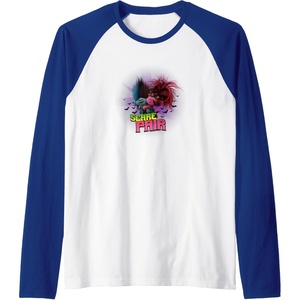 image:imageTrolls World Tour  Scary Pair Raglan Baseball TeeRoyal BlueWhite