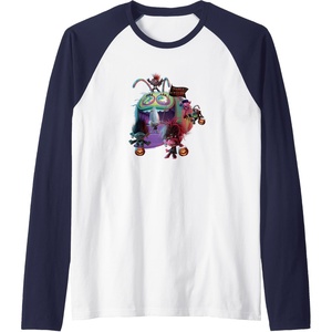 image:imageTrolls World Tour  Trolls World Tour  Troll Or Treat Raglan Baseball TeeNavy BlueWhite
