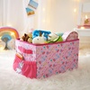 image:imageIdea Nuova Dreamworlds Trolls Kids Collapsible Storage Organizer Bin with Front Pocket9 H x 10 W x 15 LJojo Siwa