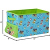 image:imageIdea Nuova Dreamworlds Trolls Kids Collapsible Storage Organizer Bin with Front Pocket9 H x 10 W x 15 LPaw Patrol