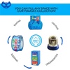image:imageIdea Nuova Dreamworlds Trolls Kids Collapsible Storage Organizer Bin with Front Pocket9 H x 10 W x 15 LPj Mask