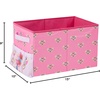 image:imageIdea Nuova Dreamworlds Trolls Kids Collapsible Storage Organizer Bin with Front Pocket9 H x 10 W x 15 LTrolls
