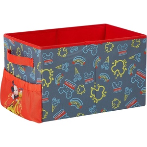 image:imageIdea Nuova Dreamworlds Trolls Kids Collapsible Storage Organizer Bin with Front Pocket9 H x 10 W x 15 LMickey Mouse