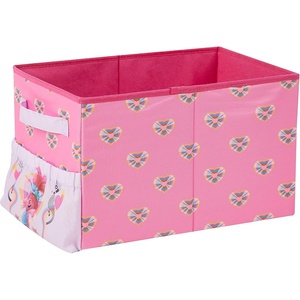 image:imageIdea Nuova Dreamworlds Trolls Kids Collapsible Storage Organizer Bin with Front Pocket9 H x 10 W x 15 LTrolls
